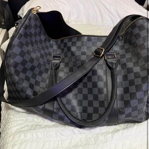 Checkered Black Women's Bag